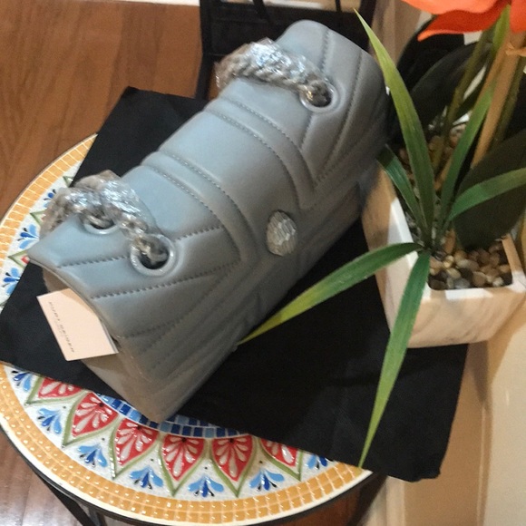 kurt Geiger London Kensington Leather Chain Strap Bag - Picture 17 of 17